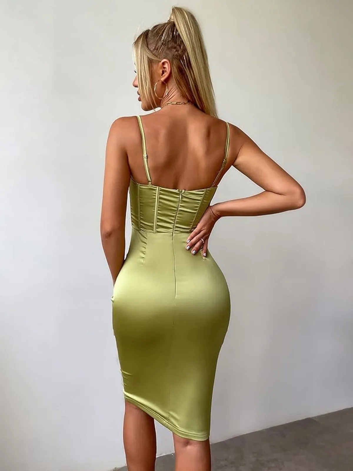 Olive Green Dress