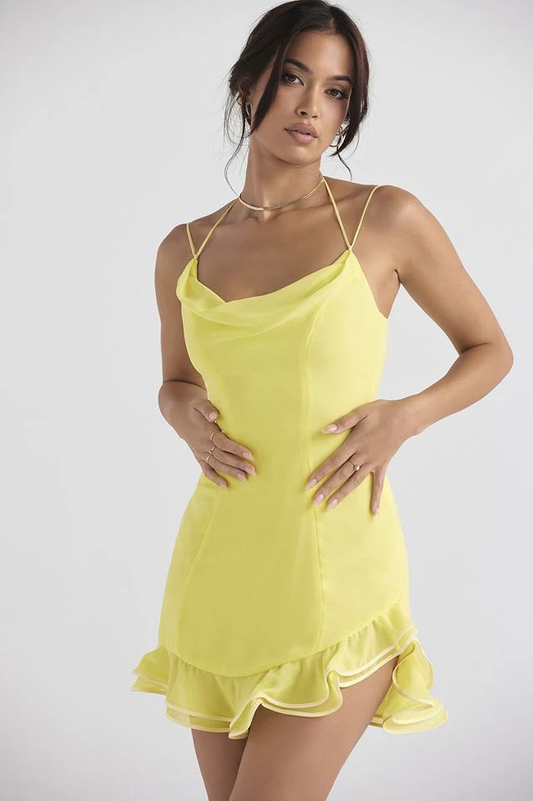 Lime Aster Dress