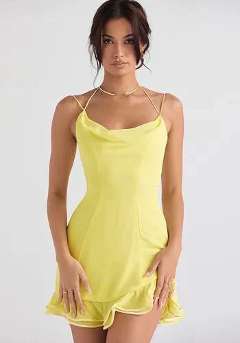 Lime Aster Dress